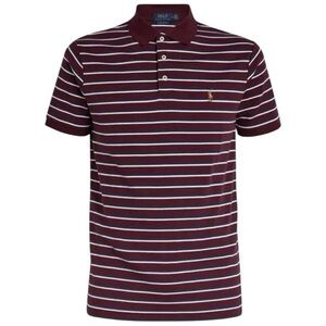Polo Ralph‎ Lauren Classic Fit Soft Cotton Polo Shirt Striped Short Sleeve Large